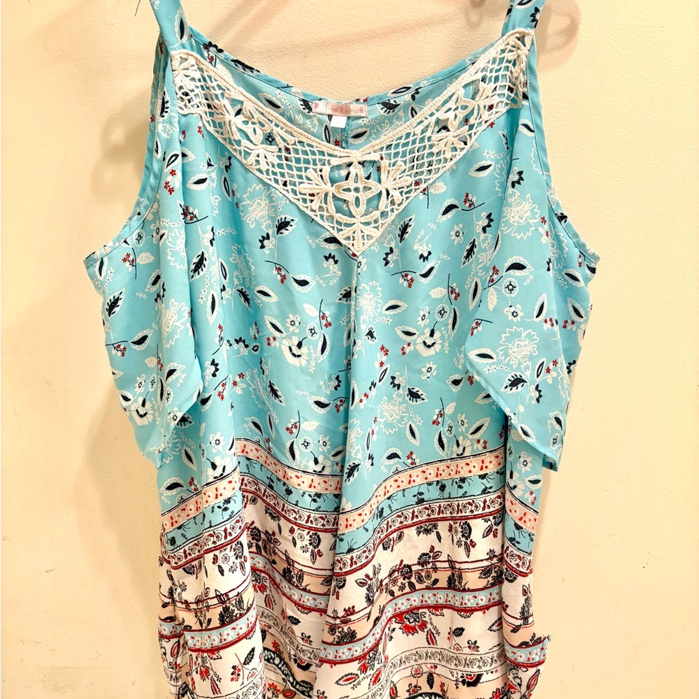 Cold Shoulder Summer Fairy Hemline Top